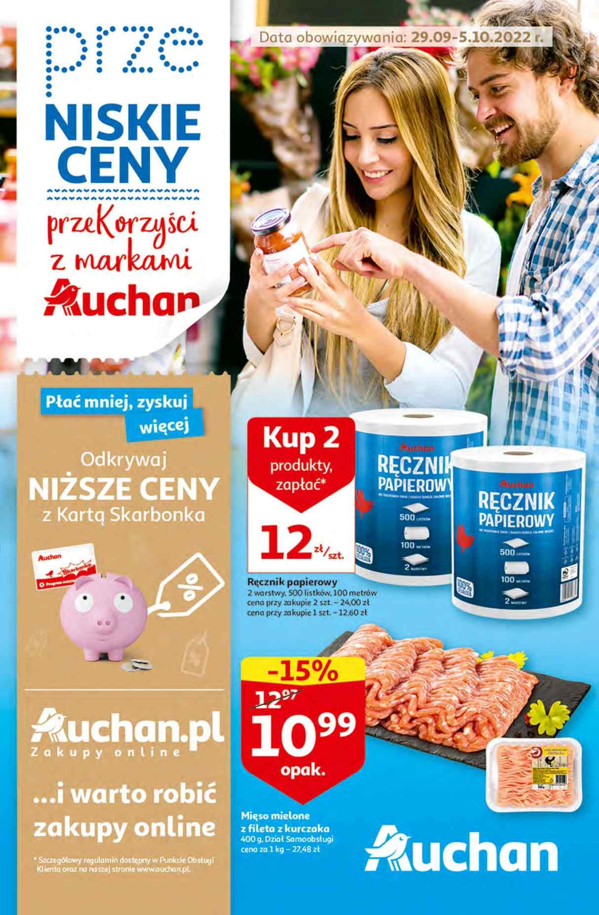 Gazetka promocyjna Auchan str. 1